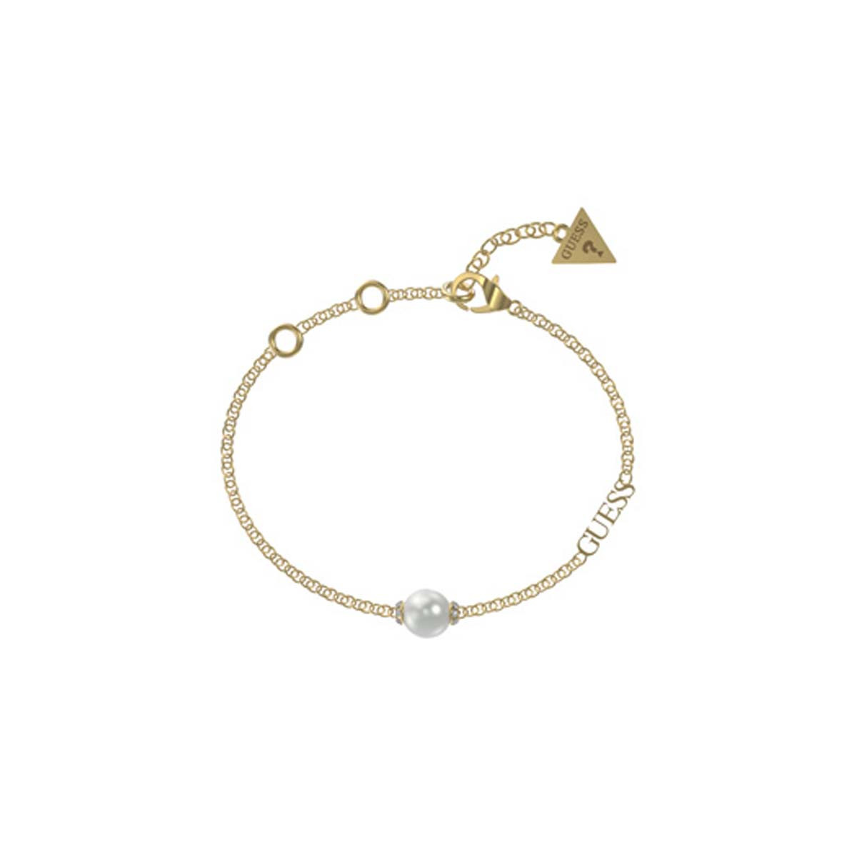 Bracelet Guess "Underwater Love" Acier doré et perle - JUBB02269JWYGS