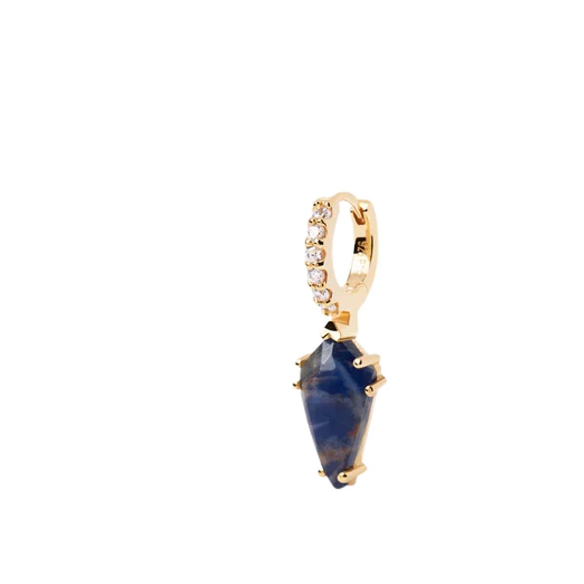 PDPAOLA Piercing - Gemstones - en argent doré PDPAOLA Piercing - Naoki Sodalite - en argent plaqué or - PG01-693-U