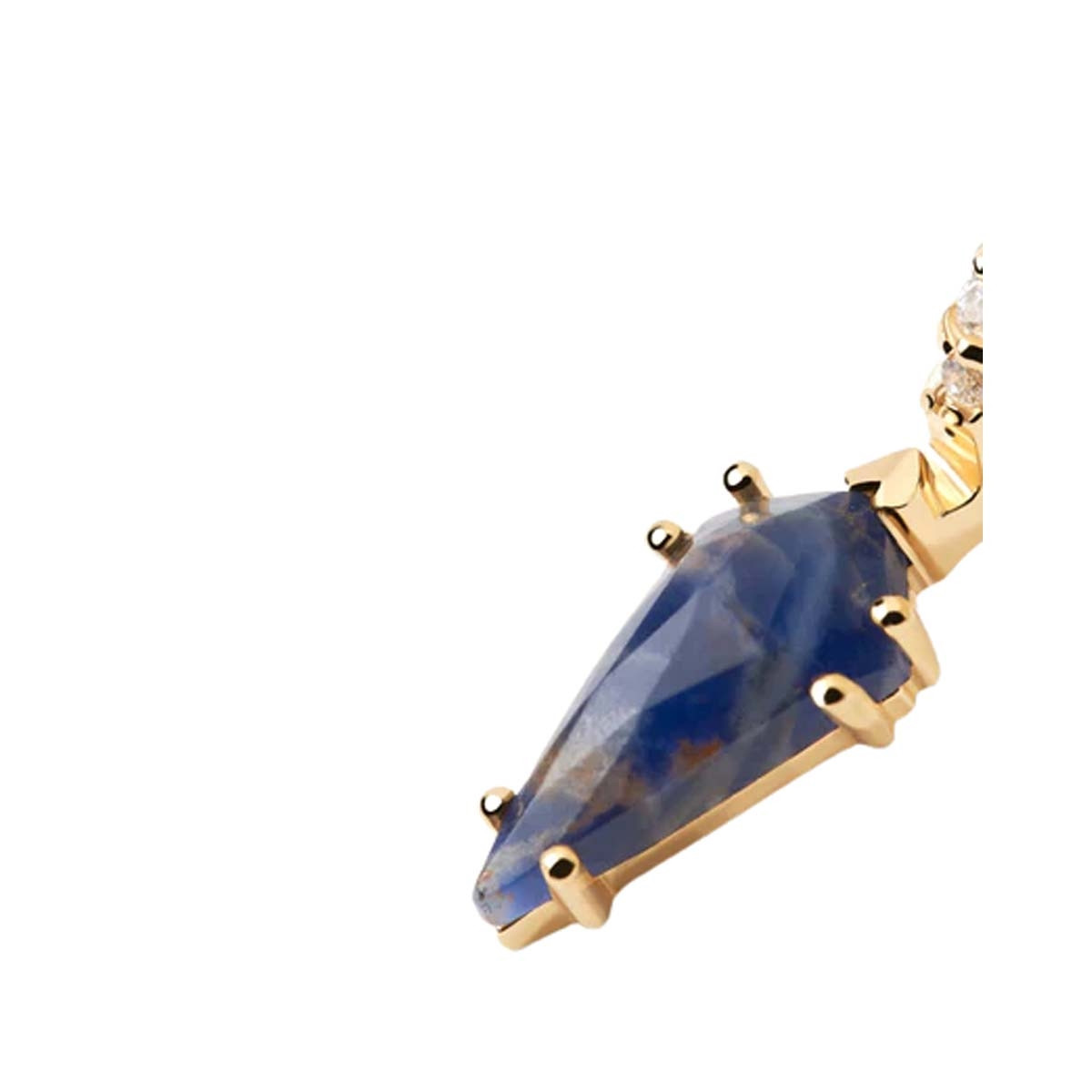 PDPAOLA Piercing - Gemstones - en argent doré PDPAOLA Piercing - Naoki Sodalite - en argent plaqué or - PG01-693-U