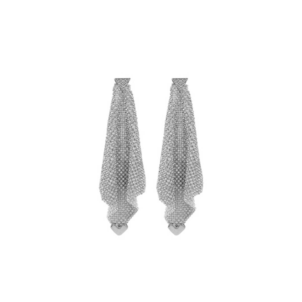 Boucles d'oreilles Guess "Dancing Queen" Acier rhodié Boucles d'oreilles Guess "Dancing Queen" Acier rhodié - JUBE02102JWRHWH