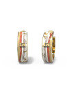 Boucles d'oreilles Guess "Foulard" Acier doré