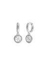 Boucles d'oreilles Guess "Life in 4G " Acier rhodié
