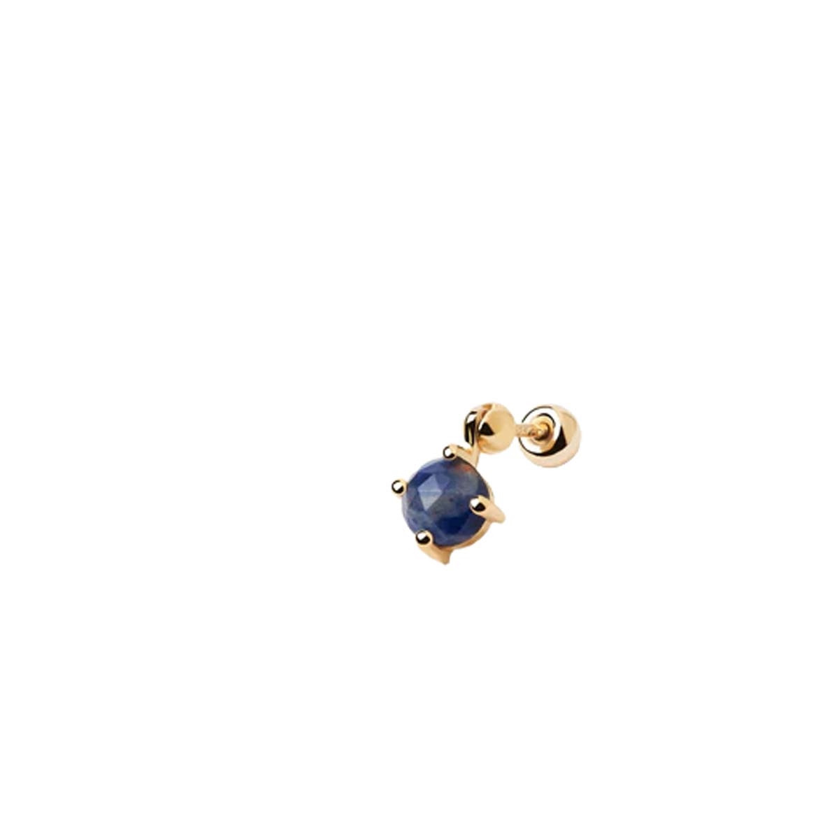 PDPAOLA Piercing - Gemstones - en argent doré PDPAOLA Piercing - Kimi Sodalite - en argent plaqué or - PG01-708-U