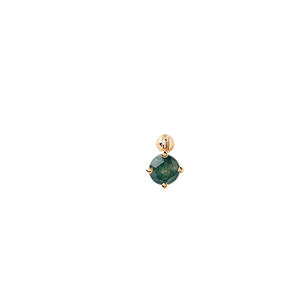 PDPAOLA Piercing - Gemstones - en argent doré PDPAOLA Piercing - Kimi Agate Mousse - en argent plaqué or - PG01-711-U