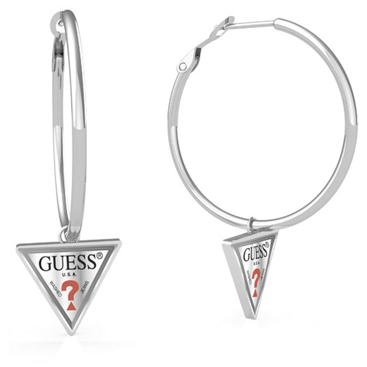 Boucles d'oreilles Guess "Hula Hoops" Acier rhodié Boucles d'oreilles Guess "Hula Hoops" Acier rhodié - UBE79054