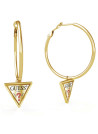 Boucles d'oreilles Guess "Hula Hoops" Acier doré