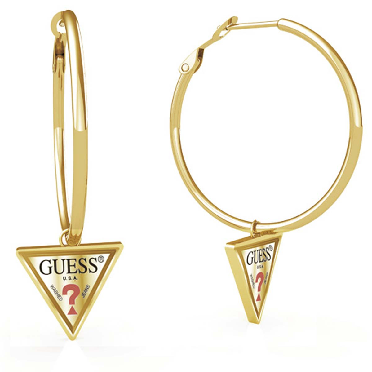 Boucles d'oreilles Guess "Hula Hoops" Acier doré Boucles d'oreilles Guess "Hula Hoops" Acier doré - UBE79055