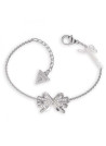 Bracelet Guess "A-bow You" Acier rhodié