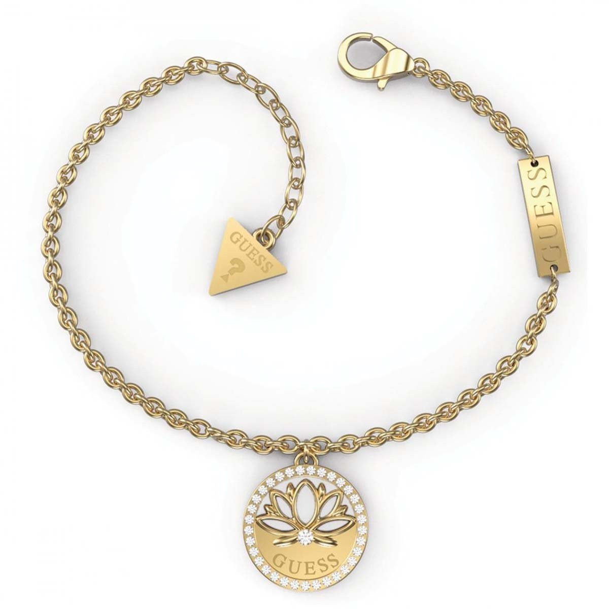 Bracelet Guess "Lotus" Acier doré Bracelet Guess "Lotus" Acier doré - JUBB01349JWYGS
