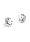 Boucles d'oreilles Guess "Moon Phases" Acier rhodié