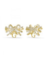 Boucles d'oreilles Guess "A-bow You" Acier doré