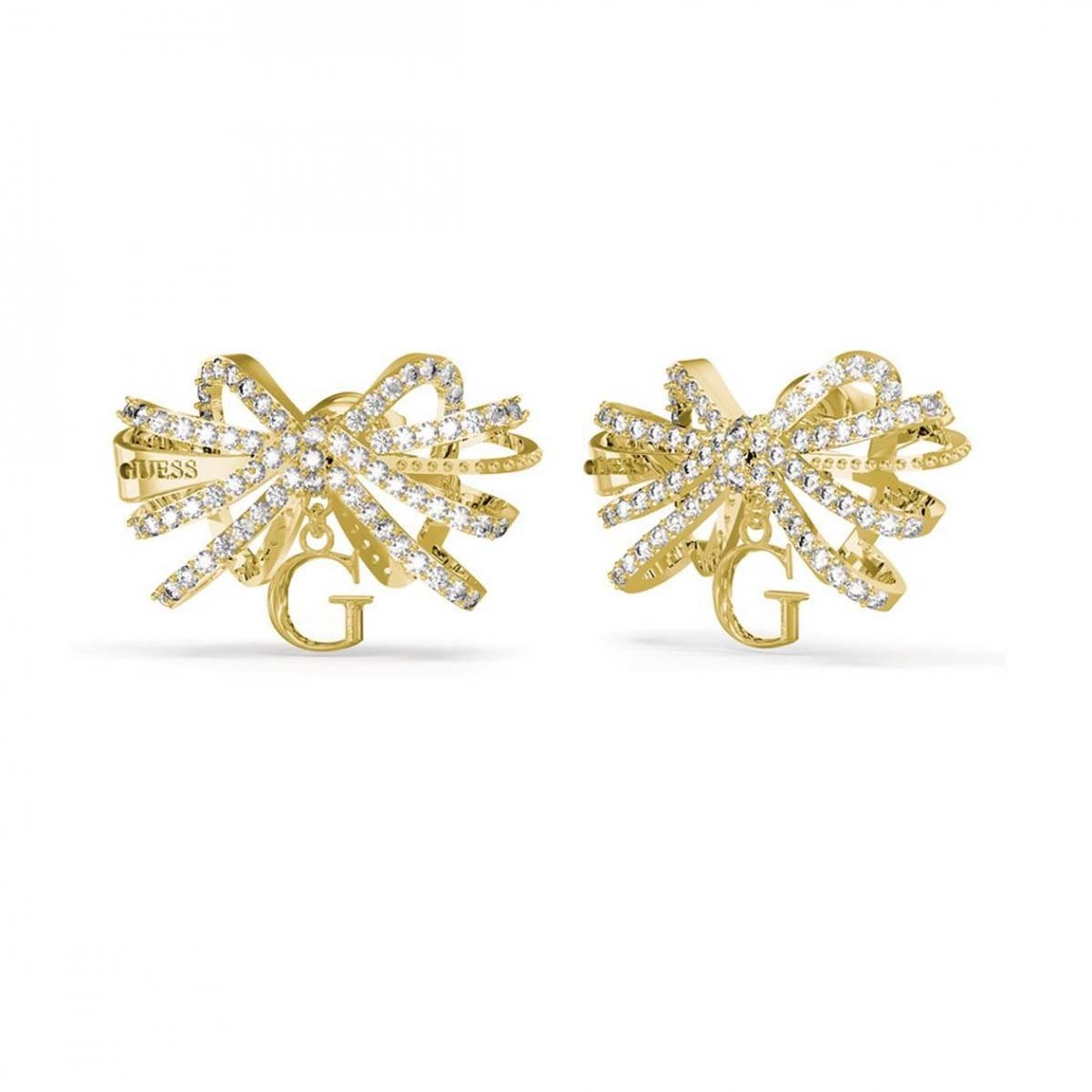 Boucles d'oreilles Guess "A-bow You" Acier doré Boucles d'oreilles Guess "A-bow You" Acier doré - JUBE01502JWYG