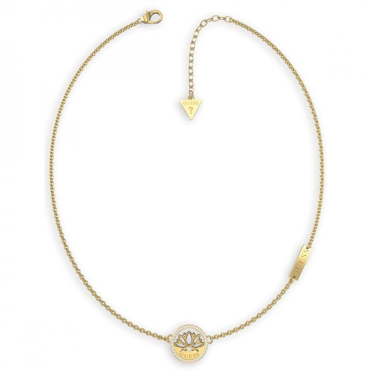 Collier Guess "Lotus" Acier doré Collier Guess "Lotus" Acier doré - JUBN01340JWYG