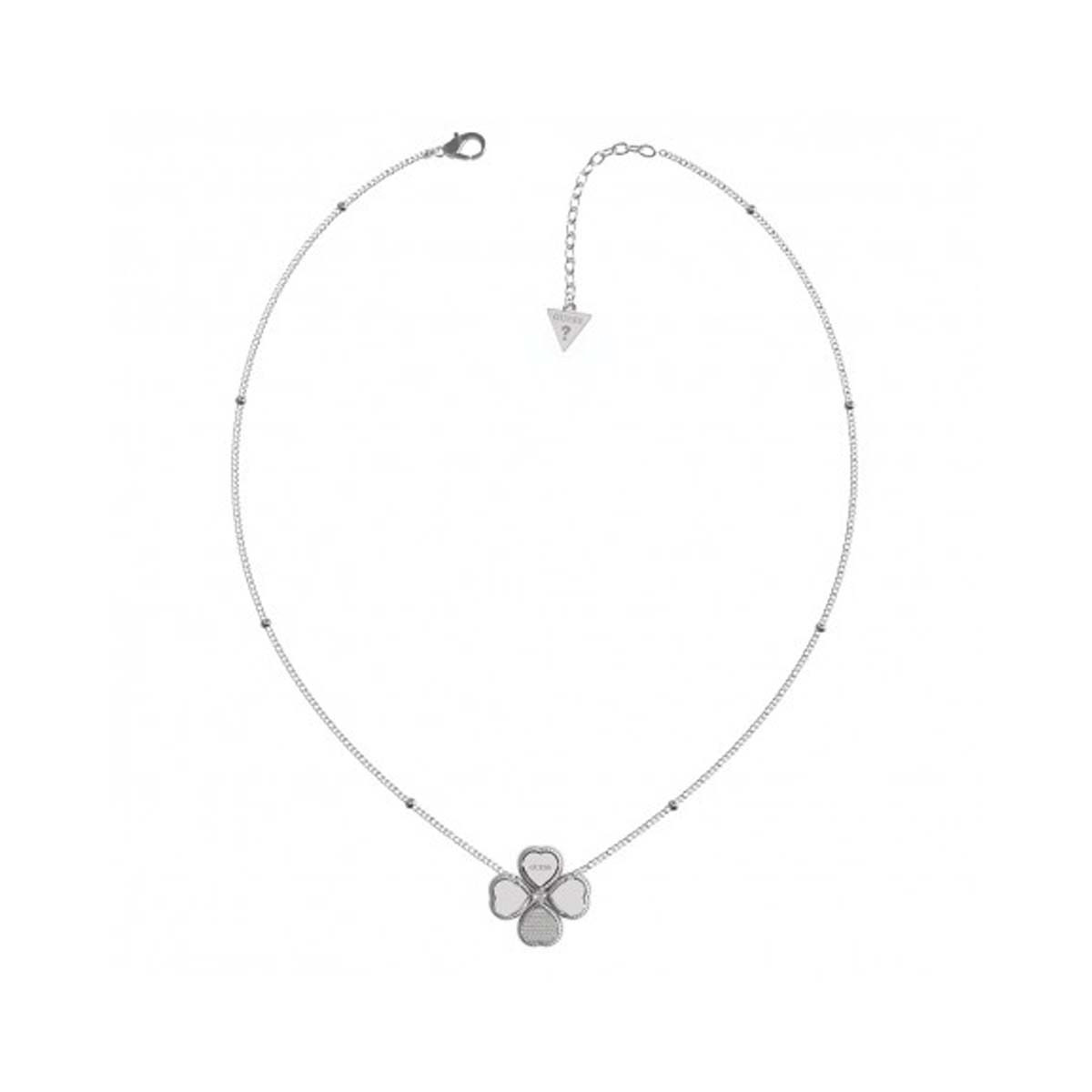 Collier Guess "Fine Heart" Acier rhodié Collier Guess "Fine Heart" Acier rhodié - JUBN01419JWRH