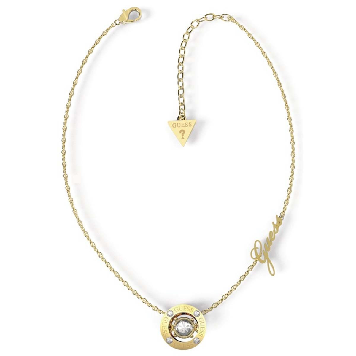 Collier Guess "Solitaire" Acier doré Collier Guess "Solitaire" Acier doré - JUBN01459JWYG