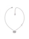 Collier Guess "A-bow You" Acier rhodié