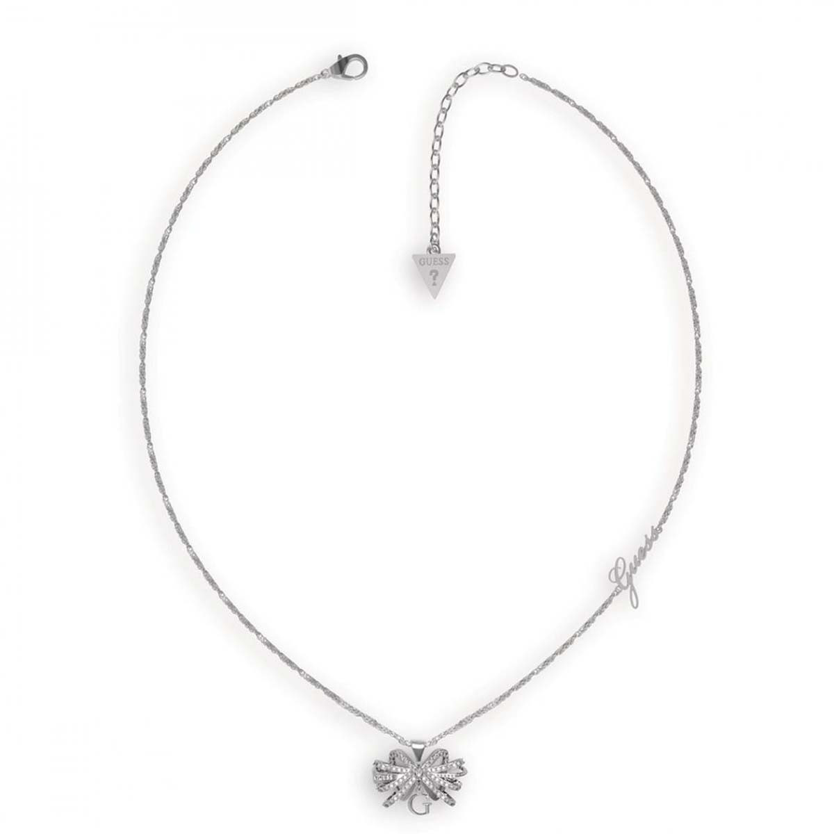 Collier Guess "A-bow You" Acier rhodié Collier Guess "A-bow You" Acier rhodié - JUBN01501JWRH