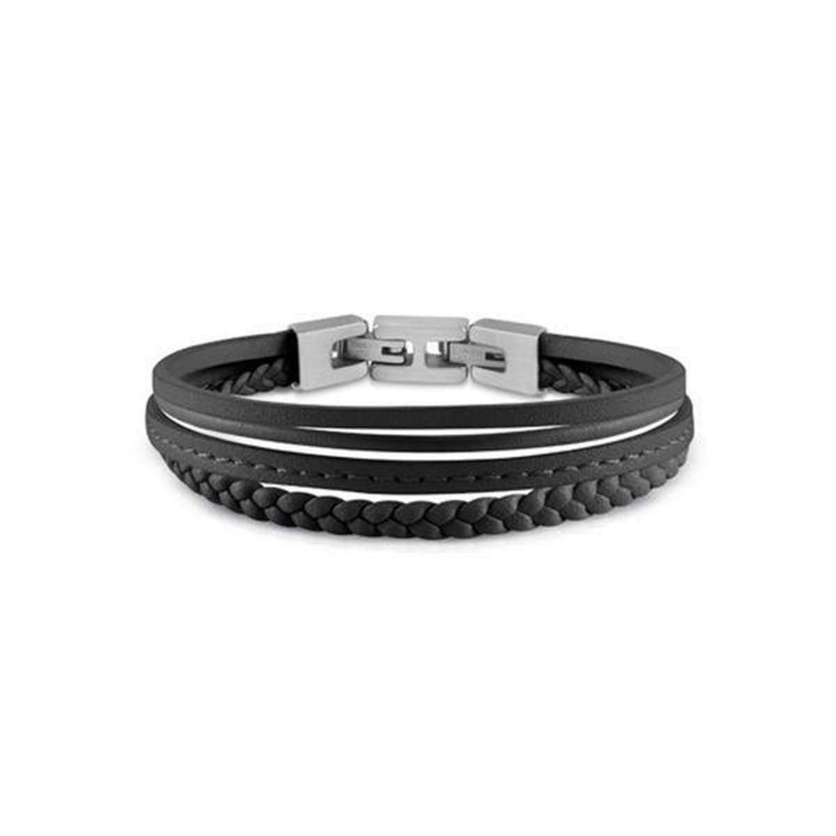 Bracelet Guess "Malibu" Acier rhodié Bracelet Guess "Malibu" Acier rhodié - JUMB01345JWSTBK