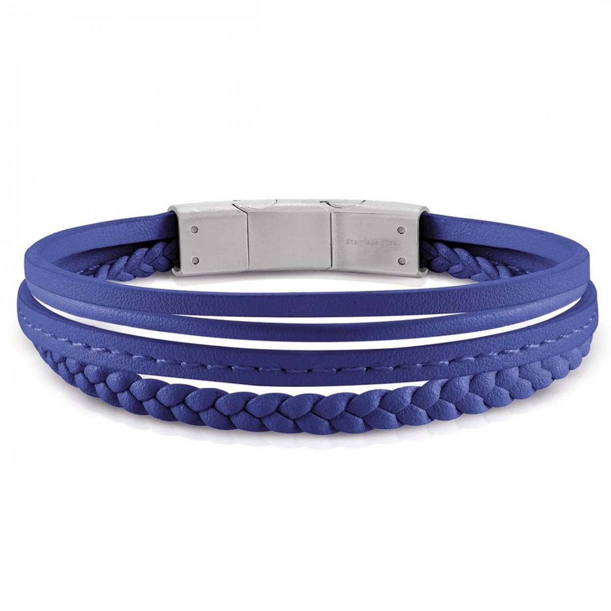 Bracelet Guess "Malibu" Acier rhodié Bracelet Guess "Malibu" Acier rhodié - JUMB01345JWSTJB