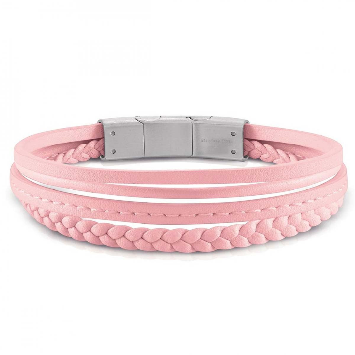 Bracelet Guess "Malibu" Acier rhodié - JUMB01345JWSTPI