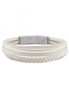 Bracelet Guess "Malibu" Acier rhodié