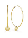 Boucles d'oreilles Guess "Hula Hoops" Acier doré