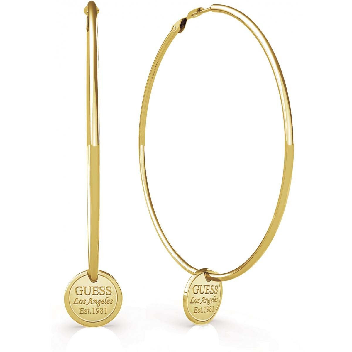 Boucles d'oreilles Guess "Hula Hoops" Acier doré Boucles d'oreilles Guess "Hula Hoops" Acier doré - UBE79063