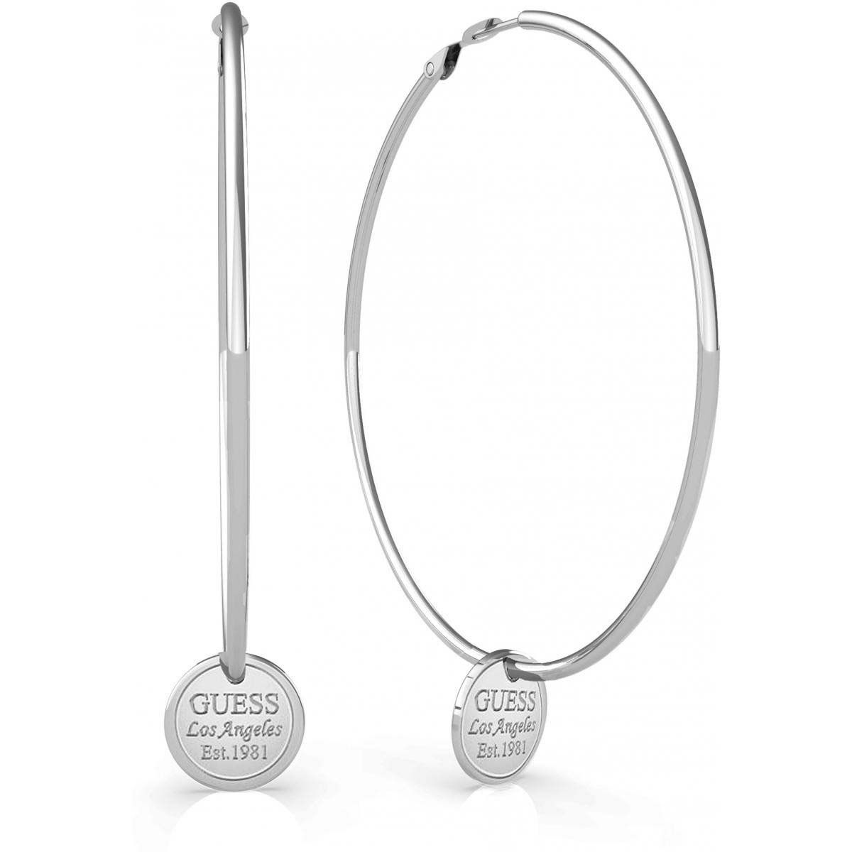 Boucles d'oreilles Guess "Hula Hoops" Acier rhodié Boucles d'oreilles Guess "Hula Hoops" Acier rhodié - UBE79062