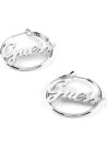 Boucles d'oreilles Guess "Dream & Love" Acier rhodié