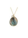 Collier "Célestine" Labradorite