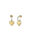 Boucles d'oreilles Guess "Falling In Love" Acier doré
