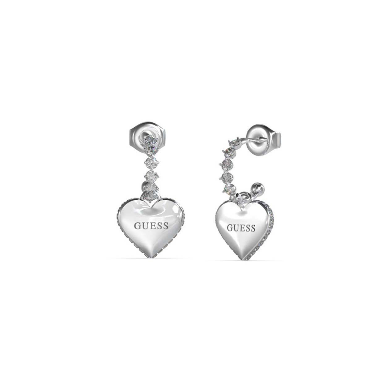 Boucles d'oreilles Guess "Falling In Love" Acier rhodié Boucles d'oreilles Guess "Falling In Love" Acier rhodié - JUBE02234JWRH