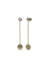 Boucles d'oreilles Guess "Monete" Acier doré