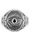 Bague ajustable Homme Argent "Idaïa"