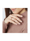 Bague dorée "Ella" Agate rouge