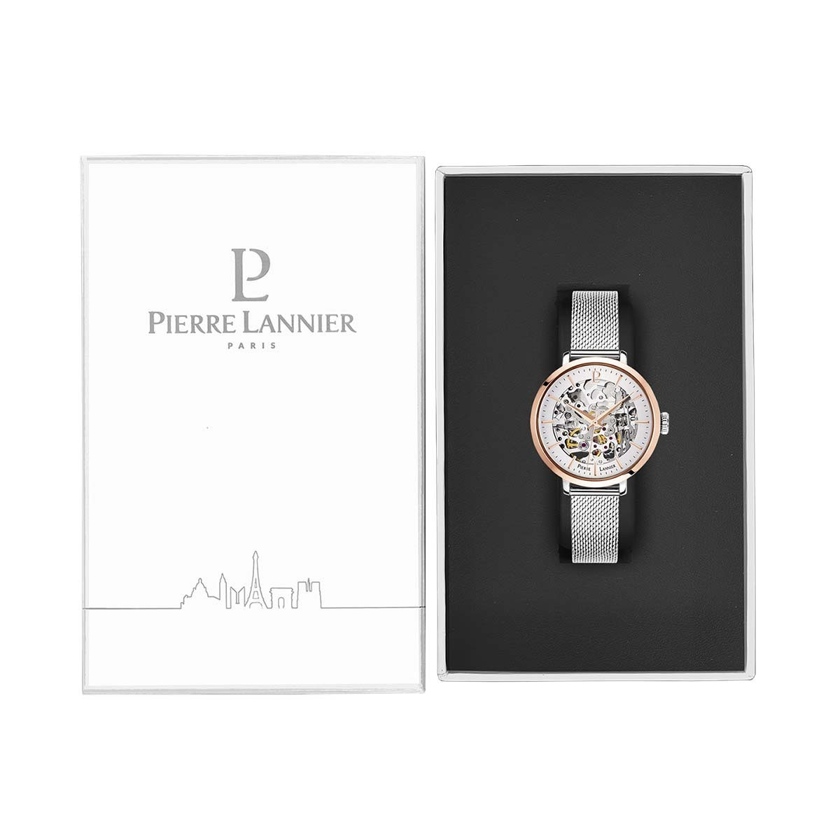 Montre Pierre Lannier Automatic Femme Argenté - 312B628 Montre Pierre Lannier Automatic Femme Argenté - 312B628