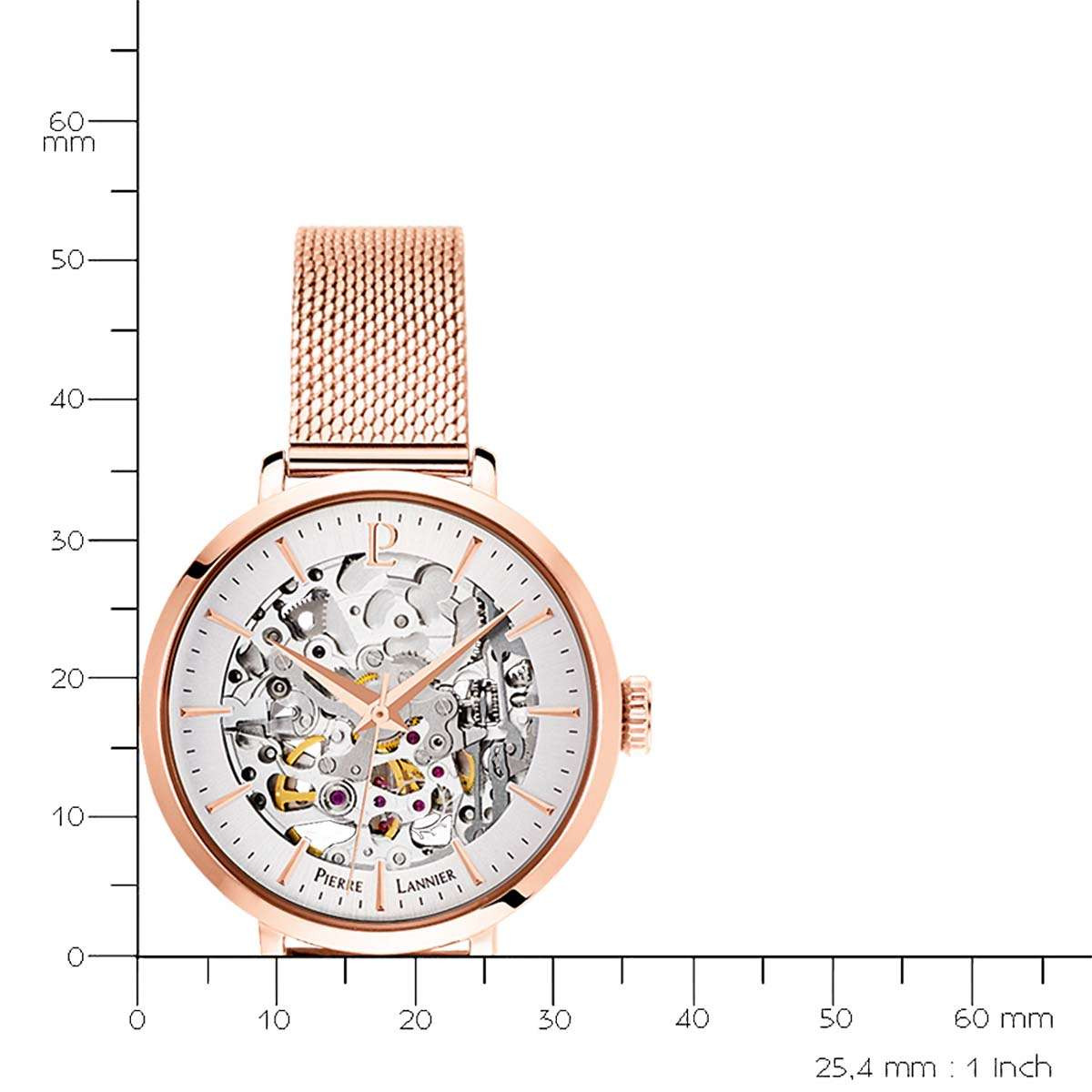 Montre Pierre Lannier Automatic Femme Argenté - 313B928 Montre Pierre Lannier Automatic Femme Argenté - 313B928