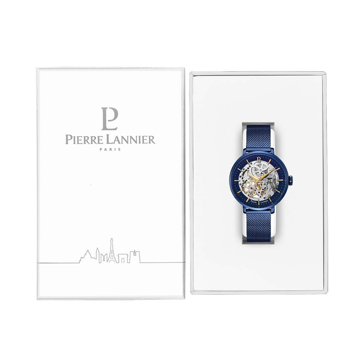 Montre Pierre Lannier Automatic Femme Bleu - 309D968 Montre Pierre Lannier Automatic Femme Bleu - 309D968