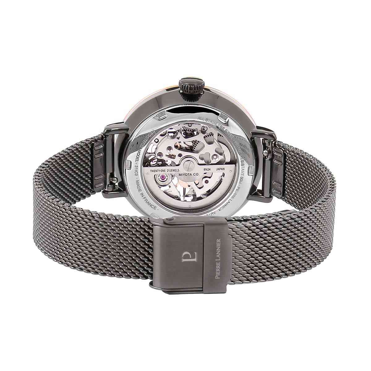 Montre Pierre Lannier Automatic Femme Gris - 314C988 Montre Pierre Lannier Automatic Femme Gris - 314C988