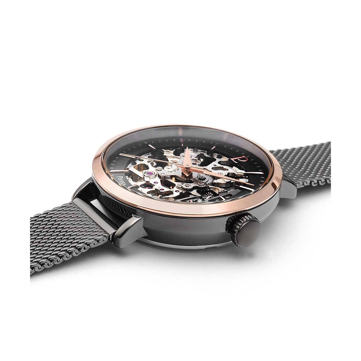 Montre Pierre Lannier Automatic Femme Gris - 314C988 Montre Pierre Lannier Automatic Femme Gris - 314C988