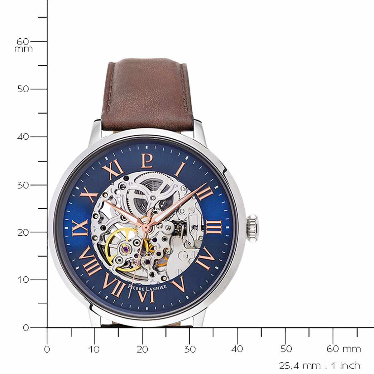 Montre Pierre Lannier Automatic Homme Bleu - 322B164 Montre Pierre Lannier Automatic Homme Bleu - 322B164