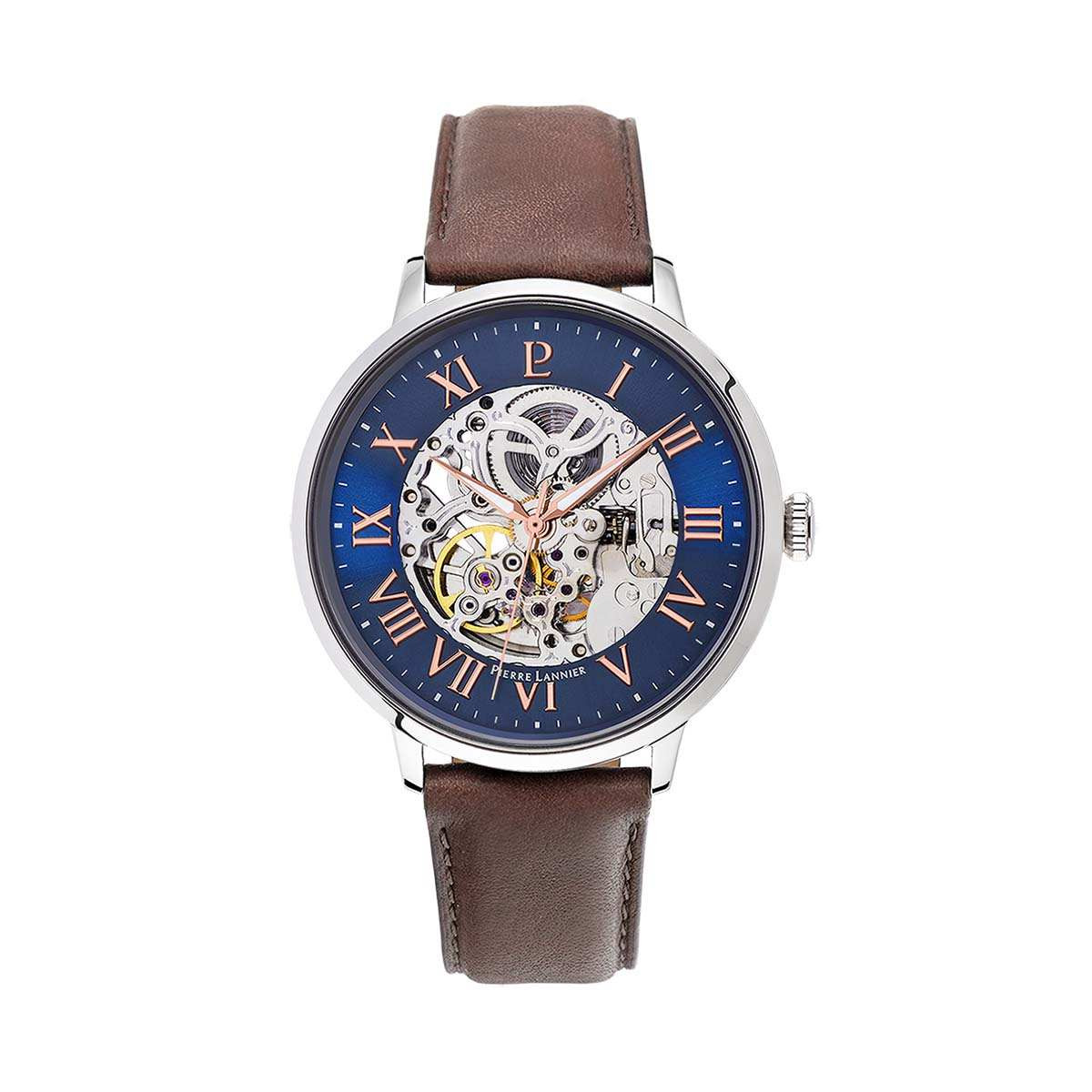 Montre Pierre Lannier Automatic Homme Bleu - 322B164 Montre Pierre Lannier Automatic Homme Bleu - 322B164