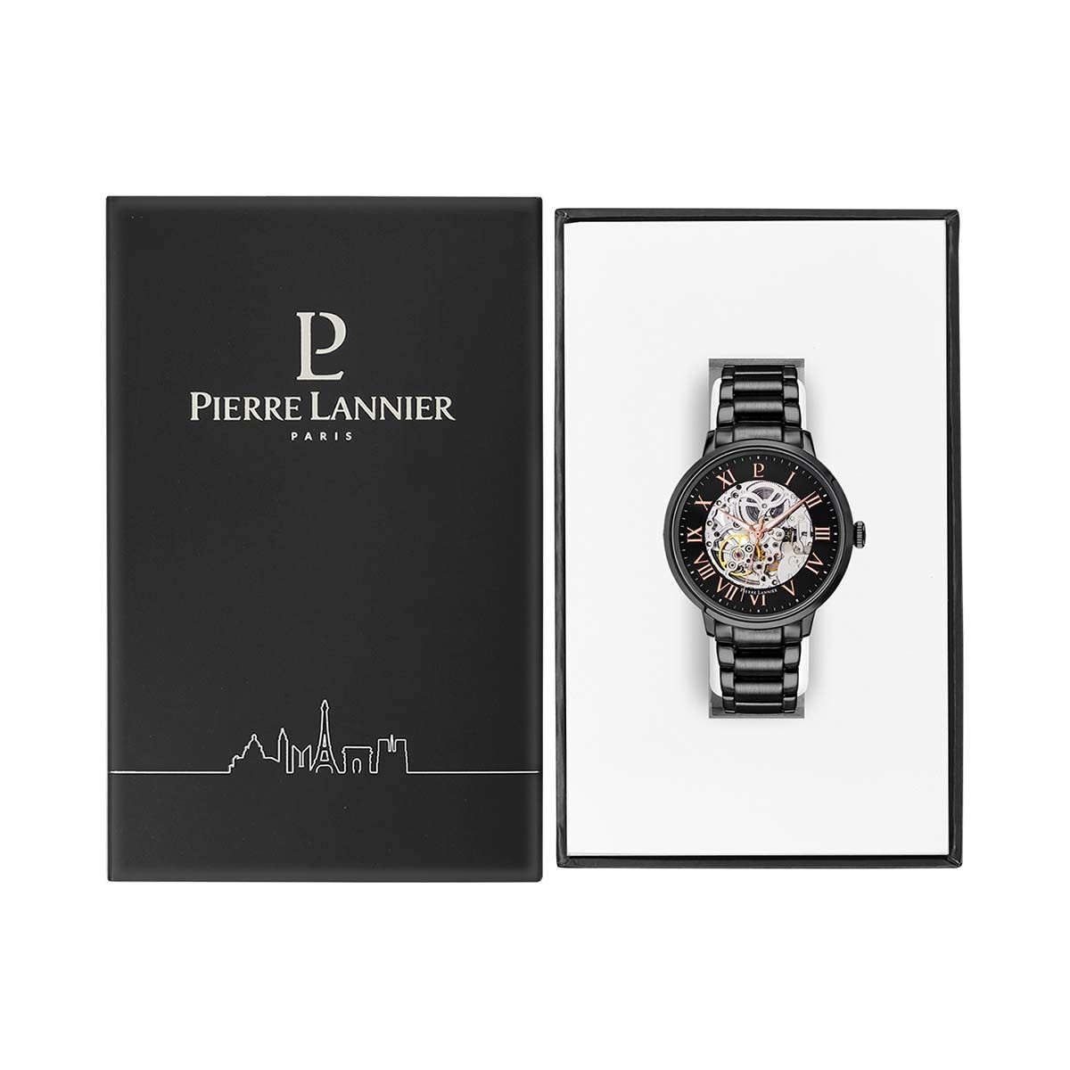 Montre Pierre Lannier Automatic Homme Noir - 316D439 Montre Pierre Lannier Automatic Homme Noir - 316D439