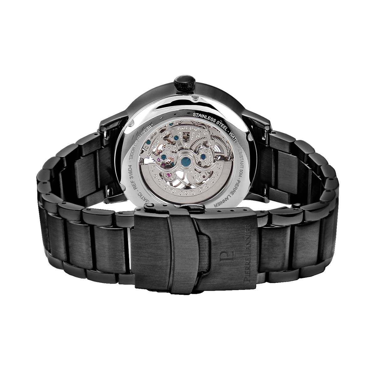 Montre Pierre Lannier Automatic Homme Noir - 316D439 Montre Pierre Lannier Automatic Homme Noir - 316D439