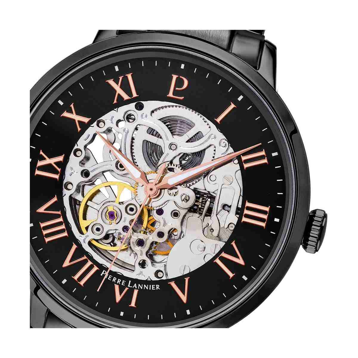 Montre Pierre Lannier Automatic Homme Noir - 316D439 Montre Pierre Lannier Automatic Homme Noir - 316D439
