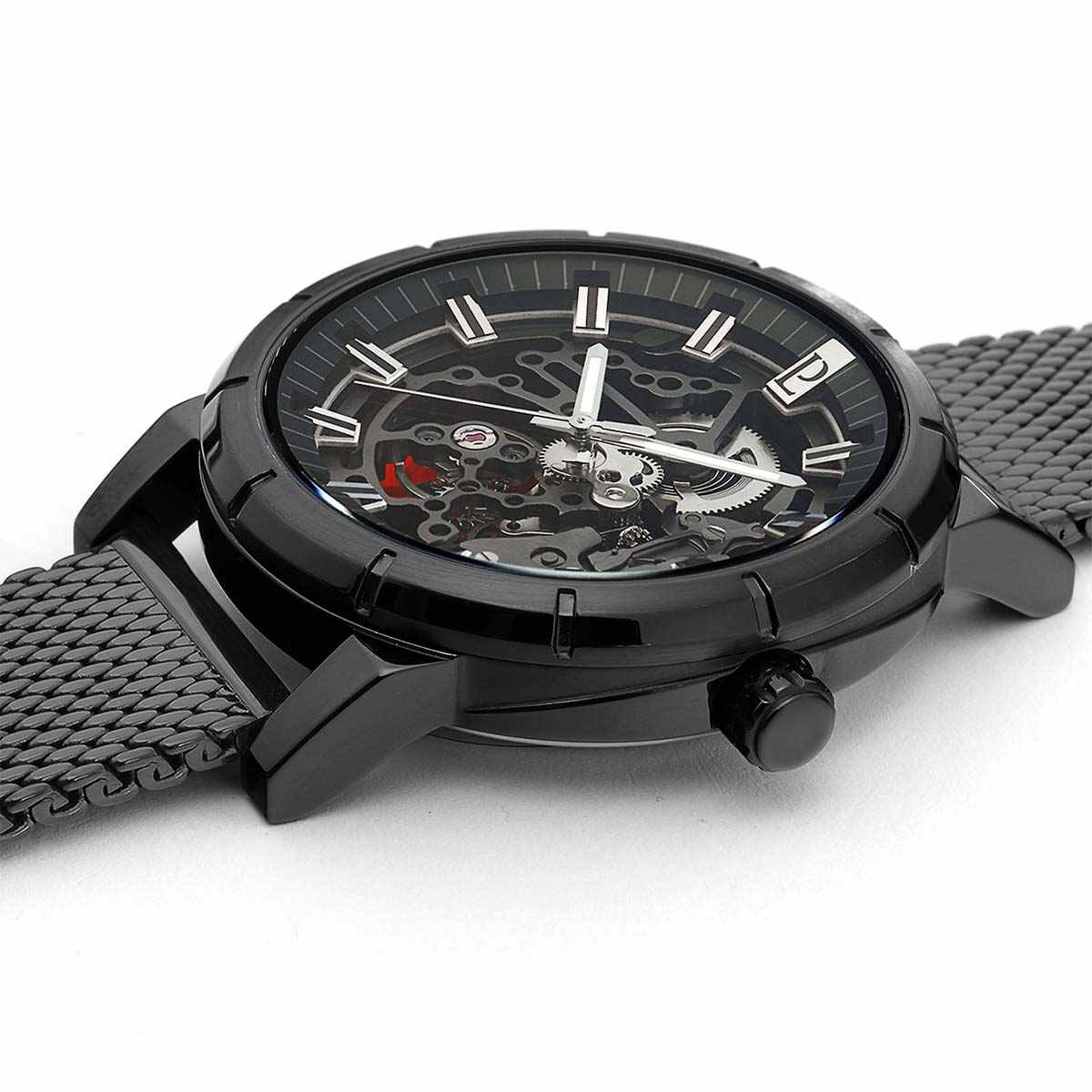 Montre Pierre Lannier Automatic Homme Noir - 321C438 Montre Pierre Lannier Automatic Homme Noir - 321C438