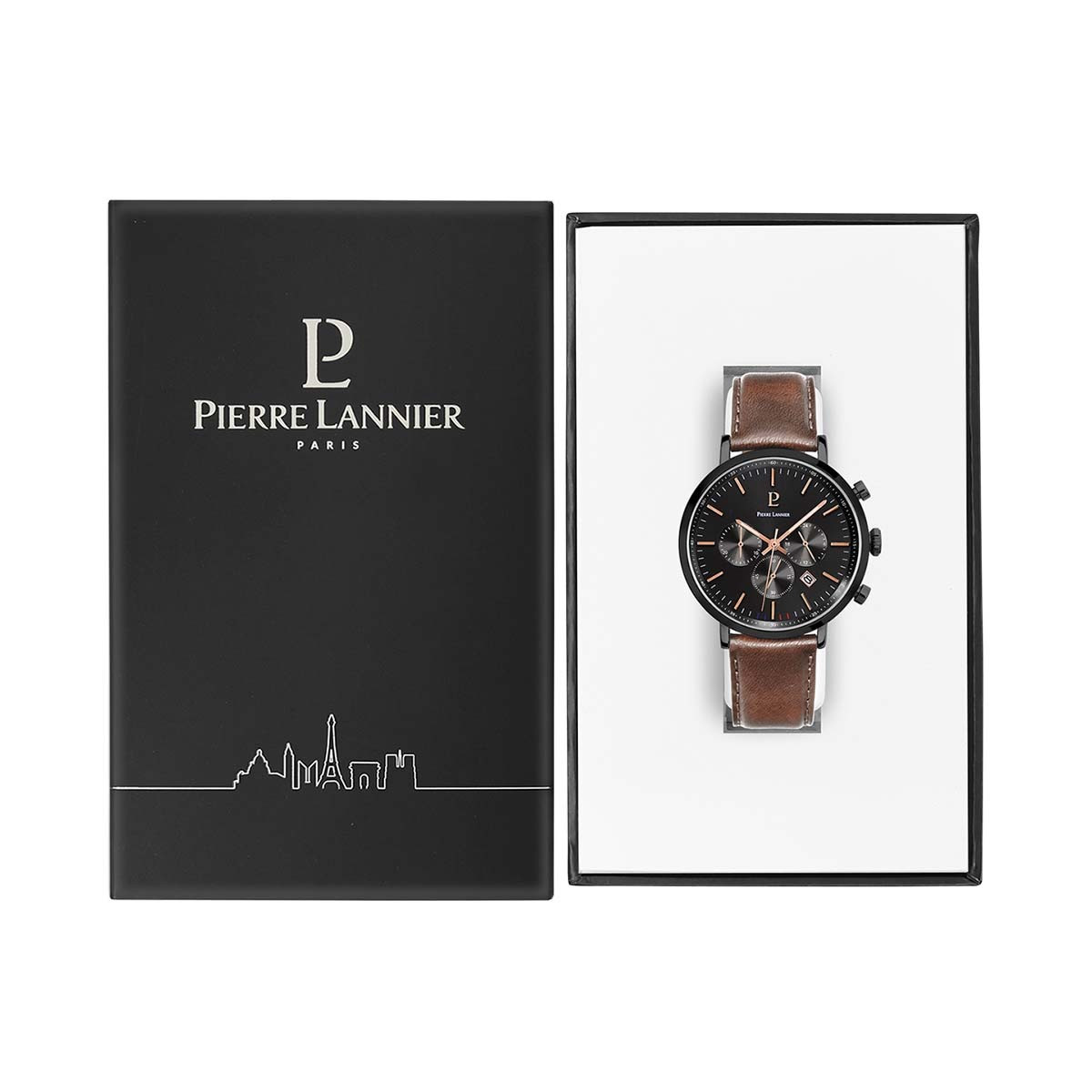 Montre Pierre Lannier Baron Homme Noir - 222G434