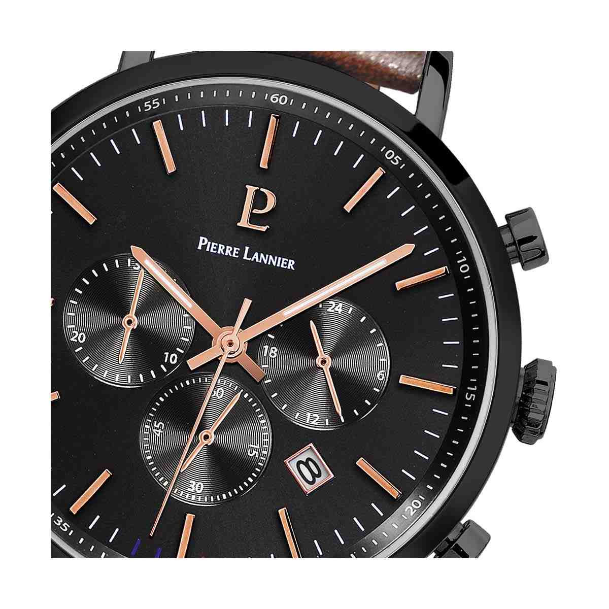 Montre Pierre Lannier Baron Homme Noir - 222G434