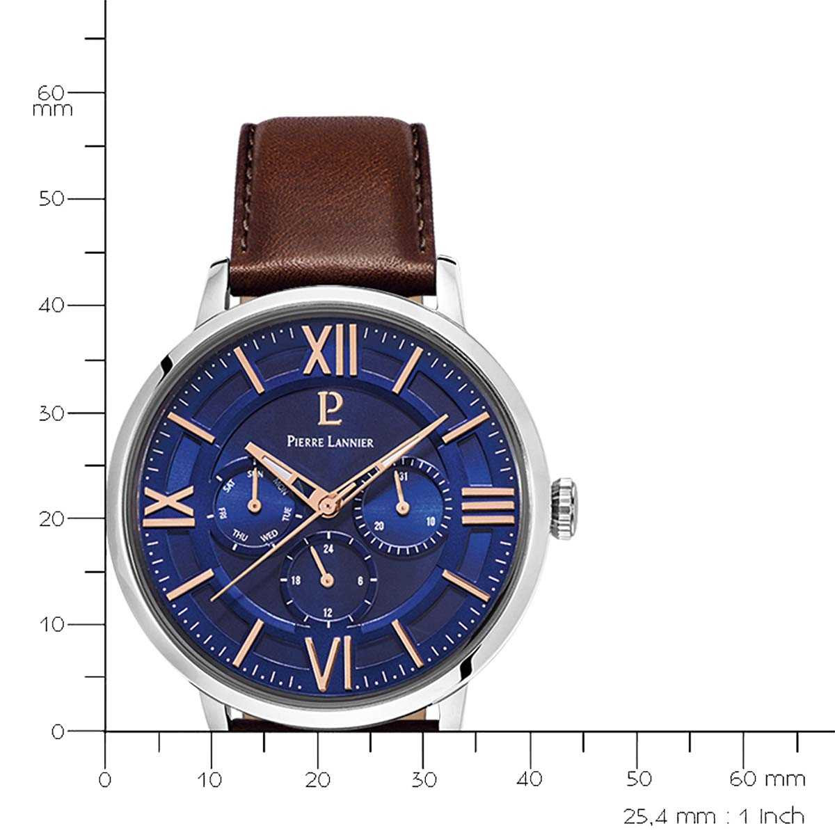 Montre Pierre Lannier Beaucour Homme Bleu - 253C164