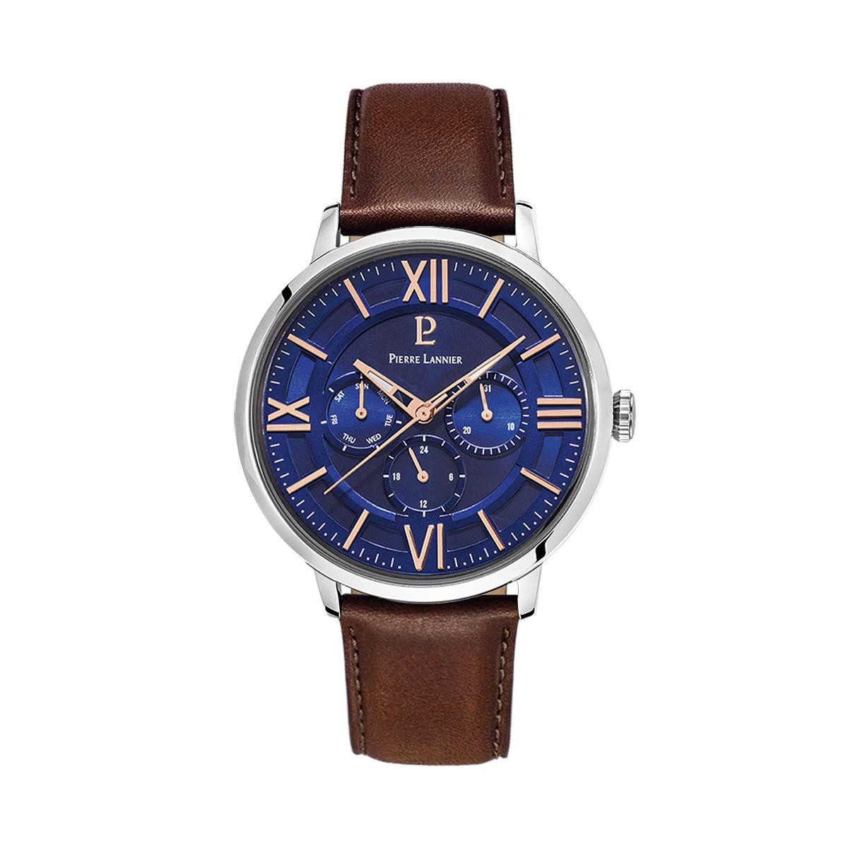 Montre Pierre Lannier Beaucour Homme Bleu - 253C164